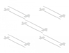 Picture of Delock Cable Tie with Label Tap L 100 x W 2.5 mm white 10 pieces