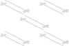 Picture of Delock Cable Tie with Label Tap L 100 x W 2.5 mm white 10 pieces