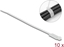 Изображение Delock Cable Tie with Label Tap L 190 x W 4.8 mm white 10 pieces