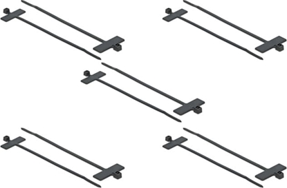 Picture of Delock Cable Tie with Label Tap L 200 x W 2.5 mm black 10 pieces