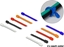 Изображение Delock Cable Ties flexible L 150 x W 4 mm assorted colors set 10 pieces