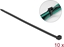 Изображение Delock Cable Ties L 1020 x W 9 mm 10 pieces black