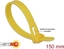 Picture of Delock Cable ties reusable heat-resistant L 150 x W 7.5 mm 100 pieces yellow