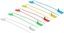 Изображение Delock Cable Ties with label tap L 250 x W 2.7 mm 10 pieces assorted colors