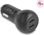 Attēls no Delock Car Charger 2 x USB Type-C™ PD 3.0 with 40 W