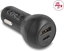 Picture of Delock Car charger USB Type-C™ PD 3.0 and USB Type-A with 32 W