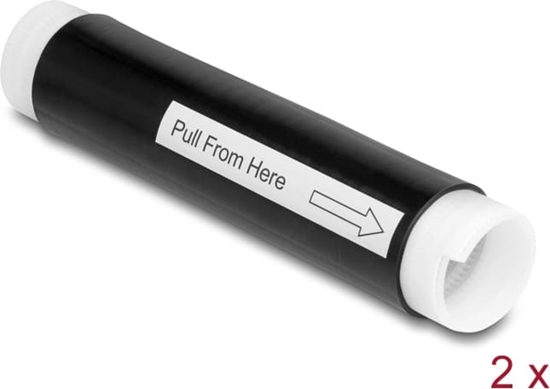 Изображение Delock Cold Shrink Tube 25 mm x 130 mm 2 pcs black