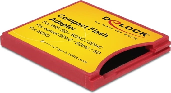 Изображение Delock Compact Flash Adapter for iSDIO (WiFi SD), SDHC, SDXC Memory Cards