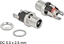 Attēls no Delock Connector DC 5.5 x 2.5 x 12.0 mm female bulkhead soldering version