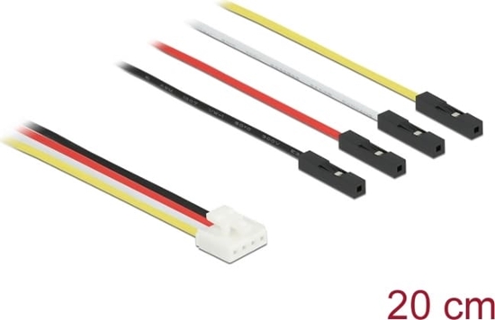 Изображение Delock Conversion IOT Grove Cable 4 x pin male to 4 x Jumper female 20 cm