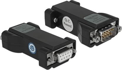 Изображение Delock Converter 1 x Serial RS-232 DB9 female to 1 x Serial TTL / CMOS 5 V DB9 male with ESD protection 3 kV and extended temperature range