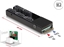 Attēls no Delock Converter M.2 2280 Key B+M male to 5 x SATA with heat sink