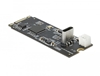 Изображение Delock Converter M.2 Key B+M male to USB Type-C™ female