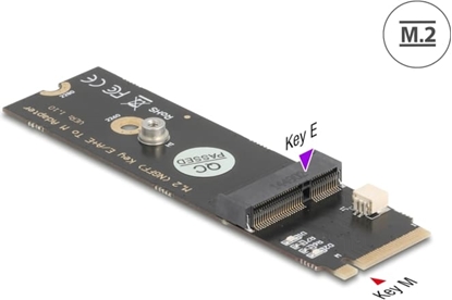 Изображение Delock Converter M.2 Key M male to M.2 Key E slot for USB and PCIe modules