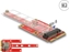 Изображение Delock Converter Mini PCIe > M.2 Key B slot + Micro SIM slot