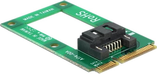 Изображение Delock Converter mSATA full size > 1 x SATA 7 pin receptacle