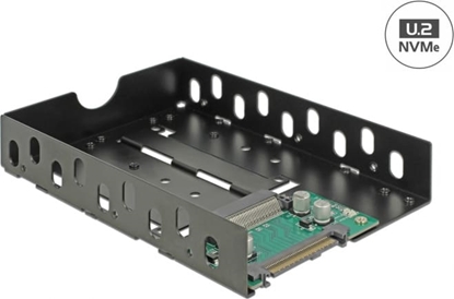Изображение Delock Converter U.2 SFF-8639 to U.2 SFF-8639 with 3.5″ frame