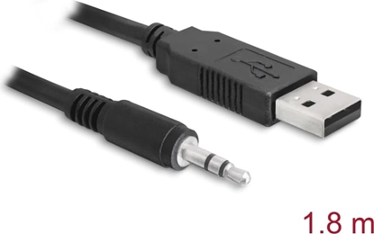 Изображение Delock Converter USB 2.0 male > TTL 3.5 mm stereo jack 1.8 m (3.3 V)
