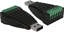 Picture of Delock Converter USB Type-A to Serial RS-422/485 terminal block with surge protection 600 W