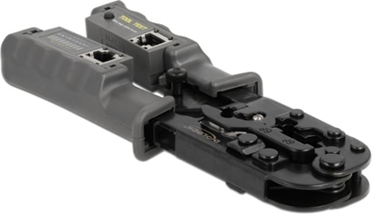 Изображение Delock Crimp tool with stripper and network tester for 8P (RJ45), 6P (RJ12/11) or 4P (RJ10) plugs