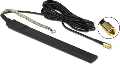 Изображение Delock DAB+ Antenna SMB plug 23 dBi active omnidirectional black adhesive outdoor