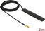 Picture of Delock DAB+ DVB-T2 Antenna SMB Plug 20 dBi active omnidirectional black adhesive mounting
