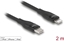 Attēls no Delock Data and charging cable USB Type-C™ to Lightning™ for iPhone™, iPad™ and iPod™ black 2 m MFi