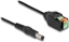 Picture of Delock DC Cable 2.1 x 5.5 mm male to 2 pin Terminal Block Adapter with push button 15 cm