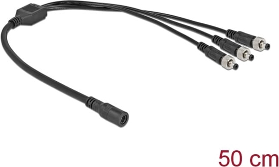 Изображение Delock DC Splitter Cable 5.5 x 2.1 mm 1 x female to 3 x male screwable