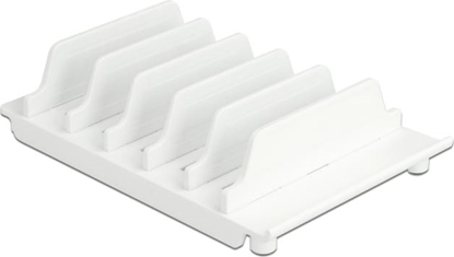 Изображение Delock Device stand for 6 tablets or smartphones white