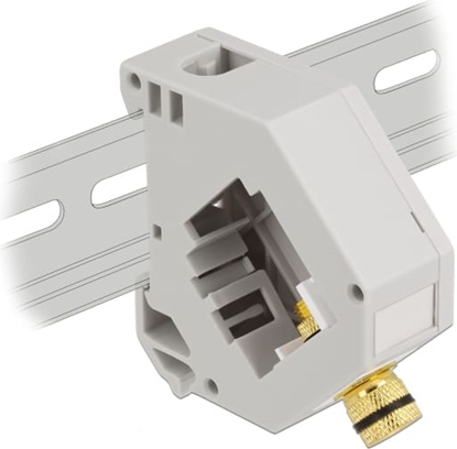 Изображение Delock DIN rail Adapter with Keystone binding post to binding post