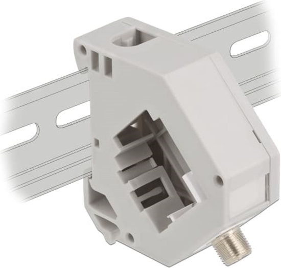 Изображение Delock DIN rail Adapter with Keystone F female to F female