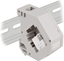 Picture of Delock DIN rail Adapter with Keystone IEC female to terminal block
