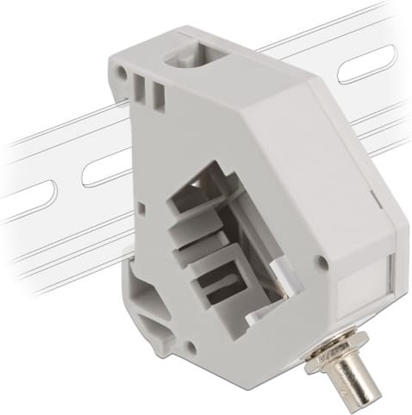 Изображение Delock DIN rail Adapter with Keystone ST Simplex female to ST Simplex female