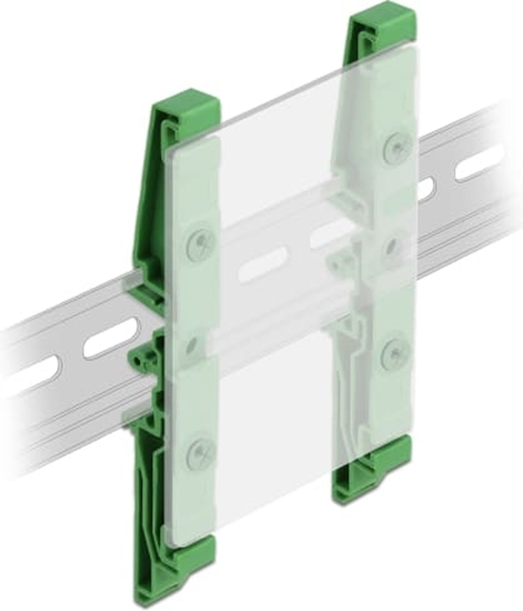 Изображение Delock DIN rail clip for PCB 115 mm 4 pieces