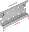 Изображение Delock DIN Rail Stainless Steel with End Stop for Wall Mounting