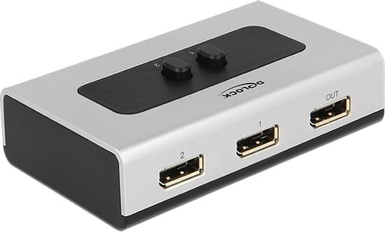 Изображение Delock DisplayPort 1.4 Switch 2 port manual