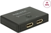 Изображение Delock DisplayPort 2 - 1 Switch bidirectional 4K 60 Hz