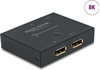 Изображение Delock DisplayPort 2 - 1 Switch bidirectional 8K 30 Hz