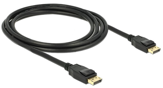 Изображение Delock DisplayPort 2m black (83806)