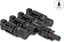 Attēls no Delock DL4 Solar Connectors 1 x female to 4 x male