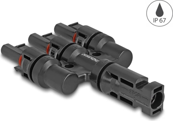 Изображение Delock DL4 Solar Connectors 1 x male to 3 x female