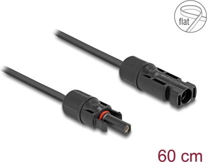 Изображение Delock DL4 Solar Flat Cable male to female 60 cm black