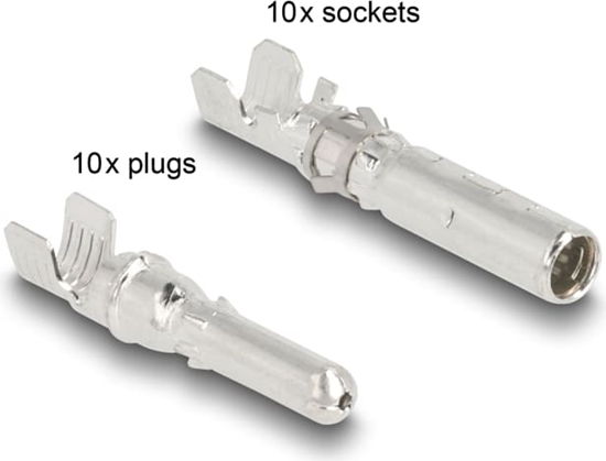 Изображение Delock DL4 Solar pin contacts for crimping for plugs and sockets, 20 pcs