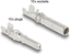 Picture of Delock DL4 Solar pin contacts for crimping for plugs and sockets, 20 pcs
