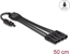 Attēls no Delock DL4 Solar Splitter Cable 1 x female to 4 x male 50 cm black
