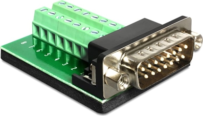 Изображение Delock D-Sub 15 pin Gameport male > Terminal block
