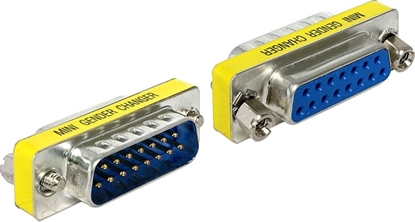 Изображение Delock D-Sub 15 pin male > female port saver