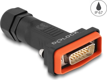 Изображение Delock D-Sub 15 pin male with housing IP67 waterproof