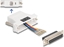 Attēls no Delock D-Sub 25 pin female to RJ12 female Assembly Kit white